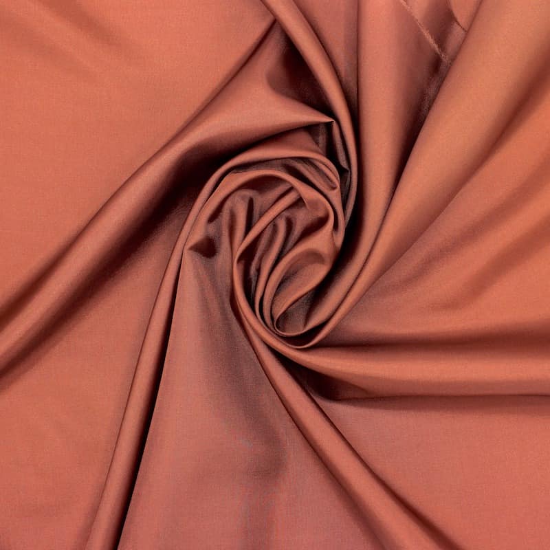 Polyester lining fabric - rust 
