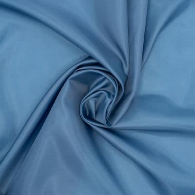 Polyester lining fabric - woad blue
