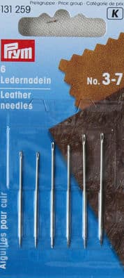 Sewing needles for leather