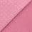 Quilted double gauze with golden dots - broom pink
