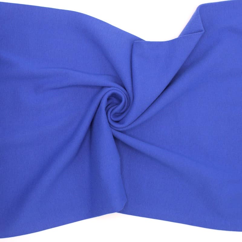 Tubular cuffing fabric - royal blue