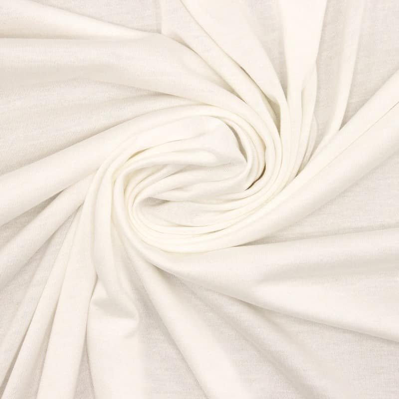 Tissu jersey - blanc cassé