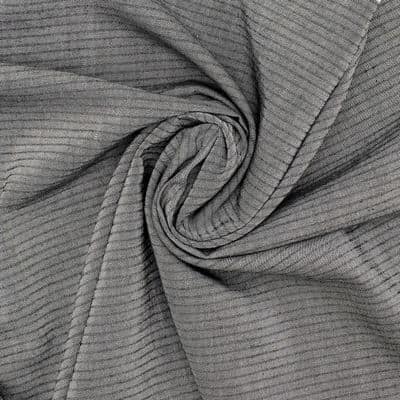 Striped cotton - grey