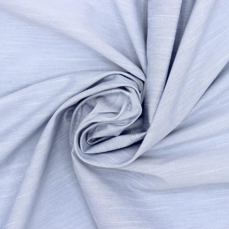 Tissu coton viscose - gris
