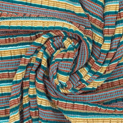 Striped jersey fabric - multicolor