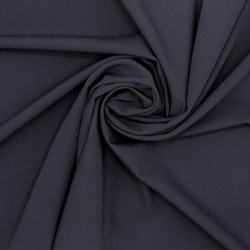 Rekbare polyester twill - donkerblauw