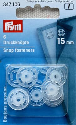 18 plastic press fasteners 10mm