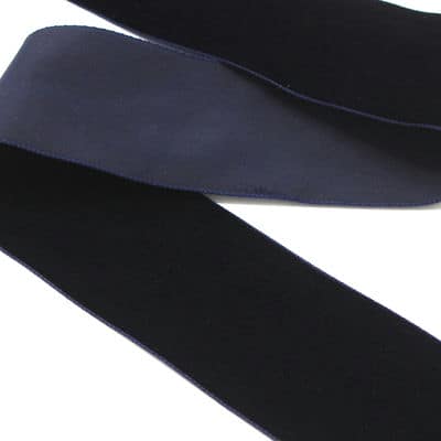 10m velvet ribbon 8mm - black 