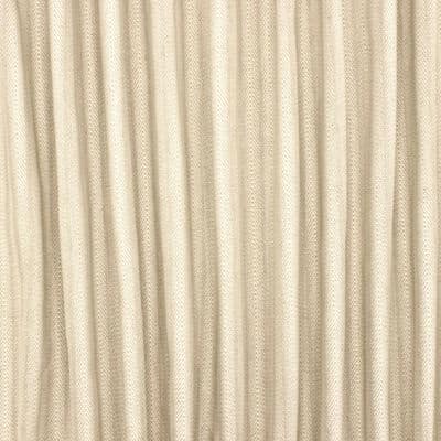 Linen cotton with herringbone pattern - ecru