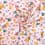 Cotton fabric with princesses - pink