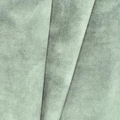 Tissu velours embossé - vert de gris