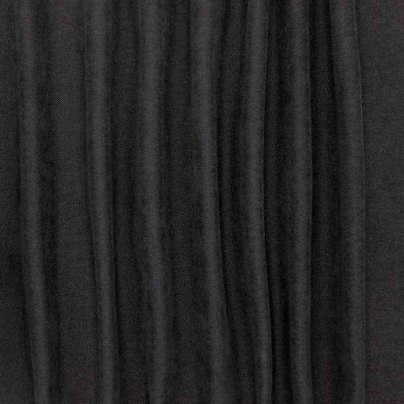 Plain upholstery fabric - black