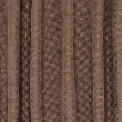 Plain upholstery fabric - chestnut brown