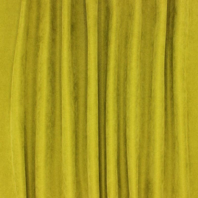 Plain upholstery fabric - anise green