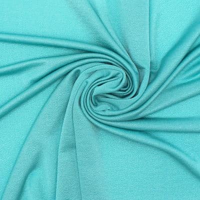 Satin knit fabric - turquoise
