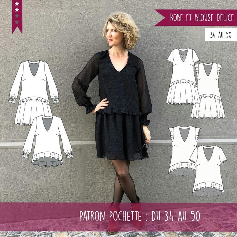 Pattern dress and blous Femme Délice