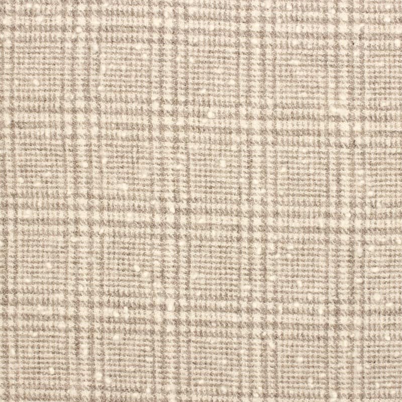 Checkered wool - beige 