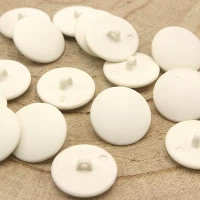 Shank button - white