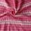 Tissu en coton et polyamide à lignes roses