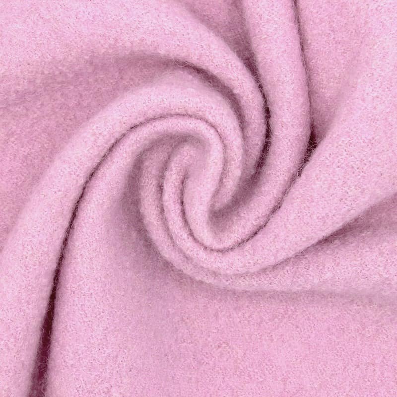 Tissu 100% laine - rose