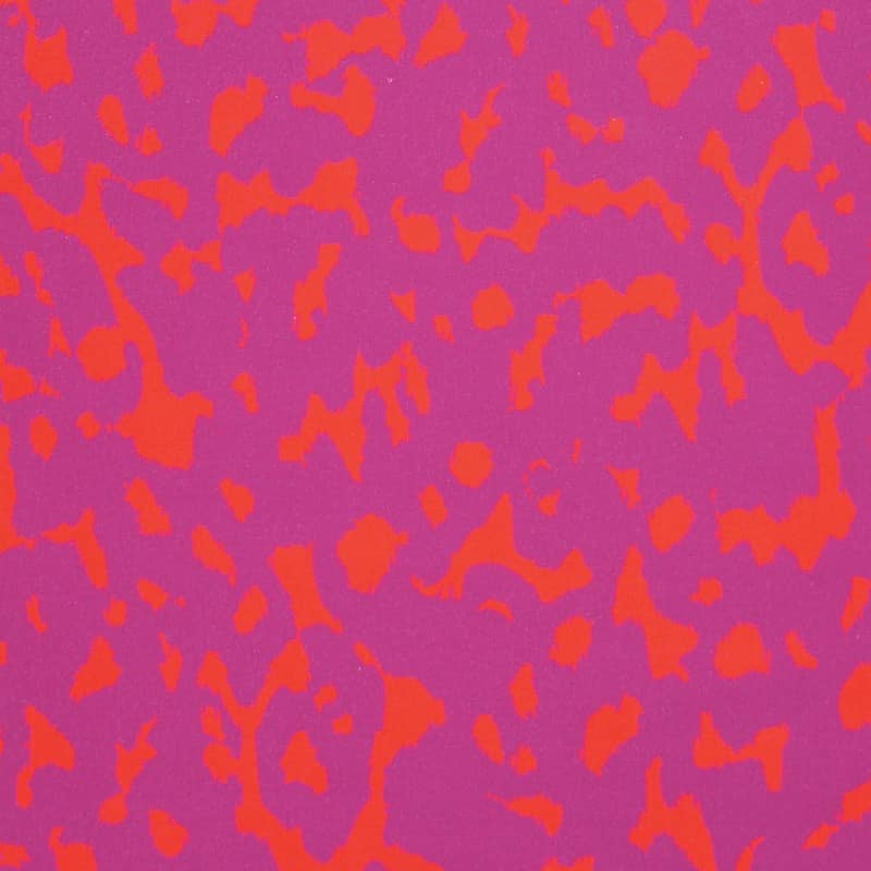 Popelinecoton - rouge-violet/écarlate