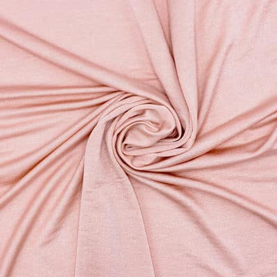 Satined knit fabric - pink