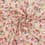 Tissu coton fleurs- rose