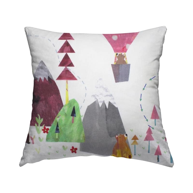 Cotton with forest animals - multicolore 