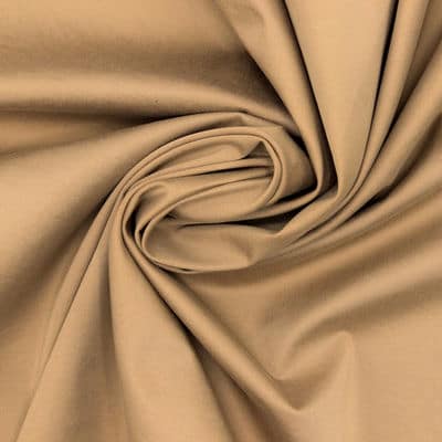 Extensible cotton fabric - coffee with milk 
