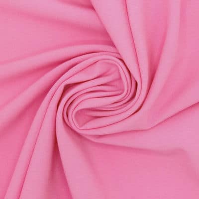 Tissu extensible - rose bonbon