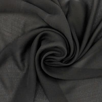 100% silk veil - black
