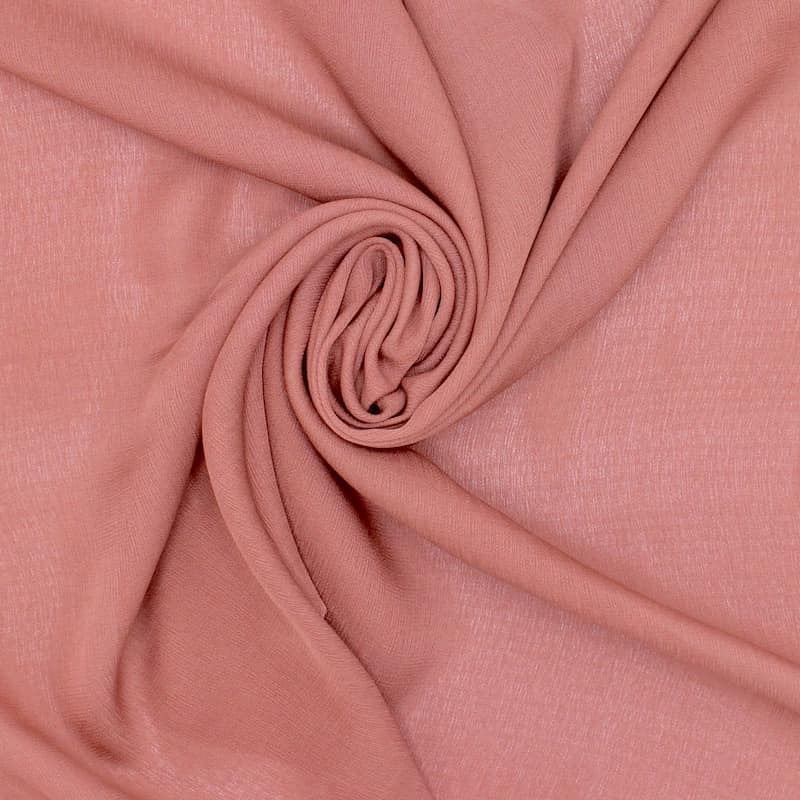 Washed silk veil fabric - marsala