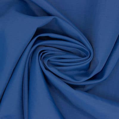 Tissu polyester type coupe vent - bleu