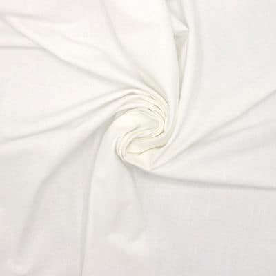 Crushed cotton fabric - white