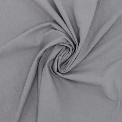 Crushed cotton fabric - grey