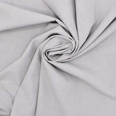 Tissu coton crushed - gris acier