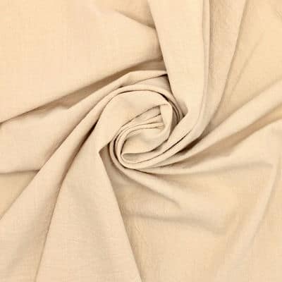 Crushed cotton fabric - ficelle 