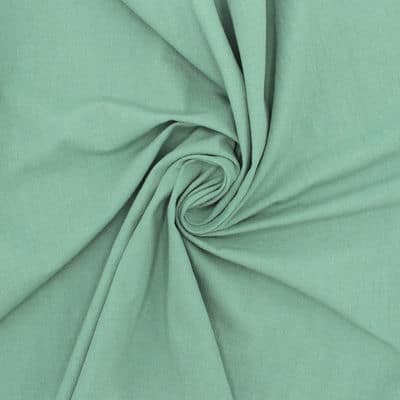 Tissu coton crushed - vert
