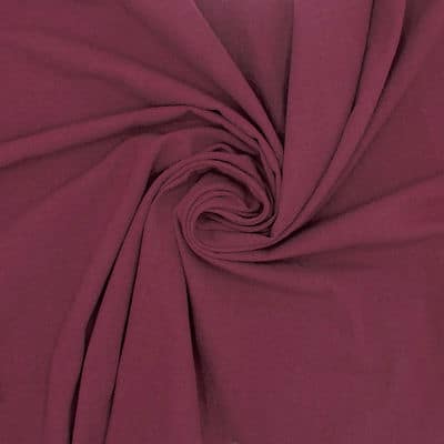 Crushed cotton fabric - wine red