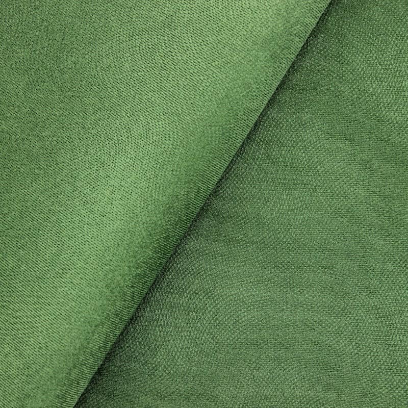 Embossed velvet fabric - green
