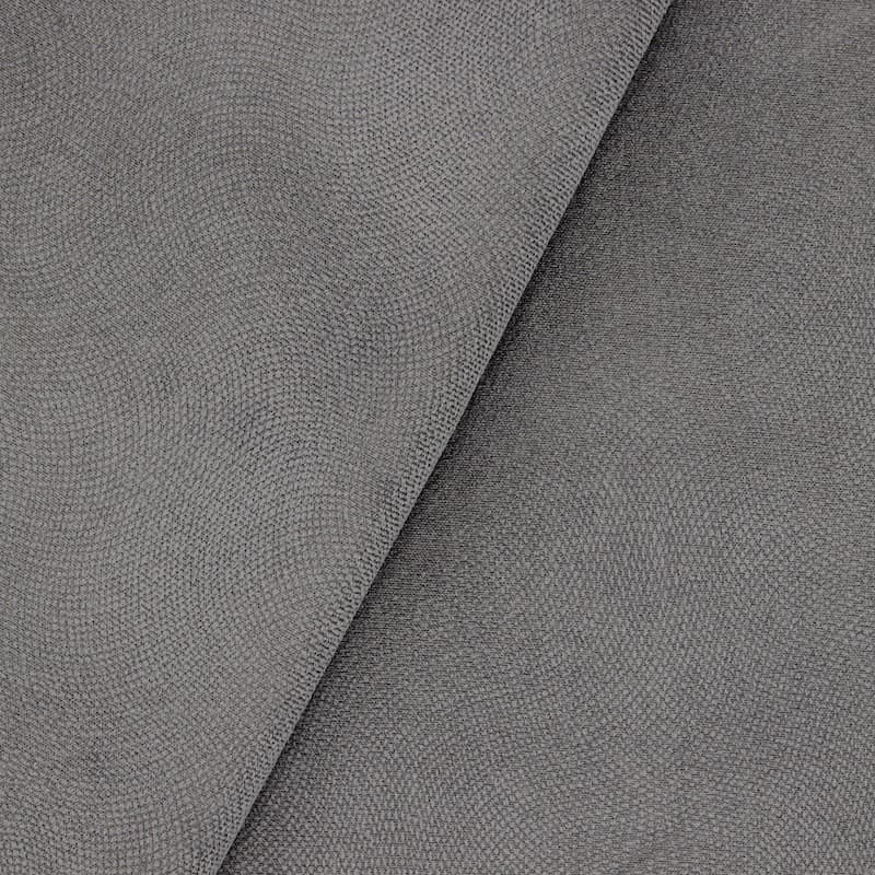 Tissu velours embossé - graphite