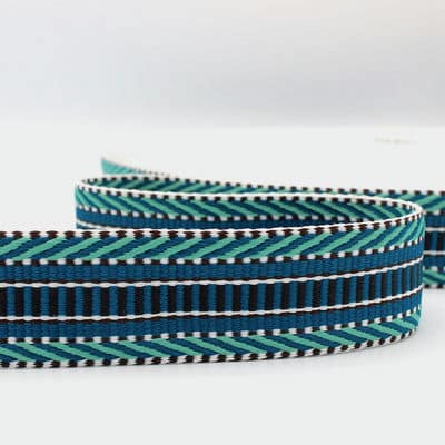 Fantasy strap - green and blue