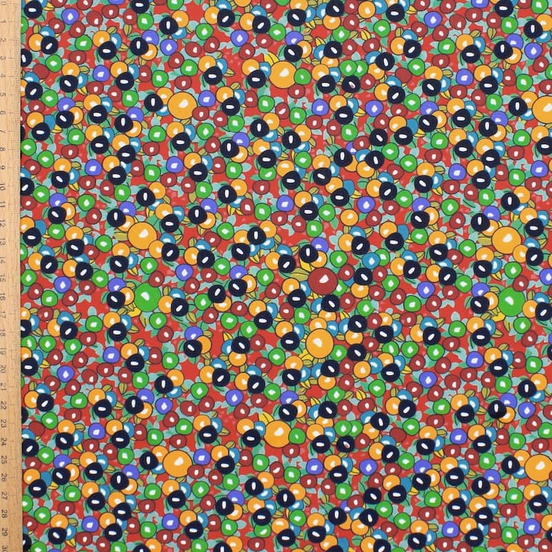 Popeline de cotonbaies - multicolores