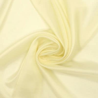 Satined lining fabric - vanilla-colored