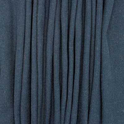 Meubelstof met linnen aspect - marineblauw