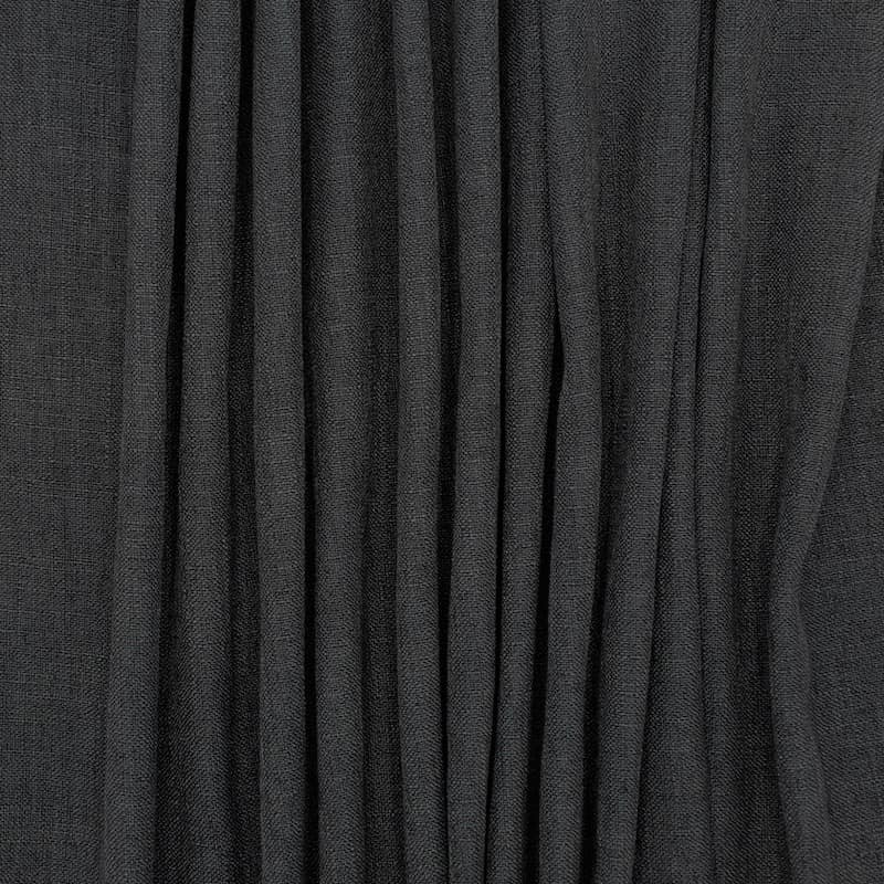 Upholstery fabric with linen aspect - black