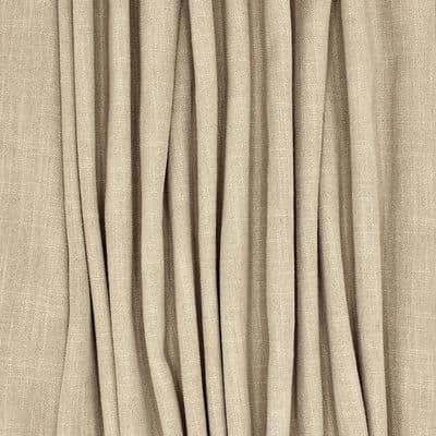 Upholstery fabric with linen aspect - beige