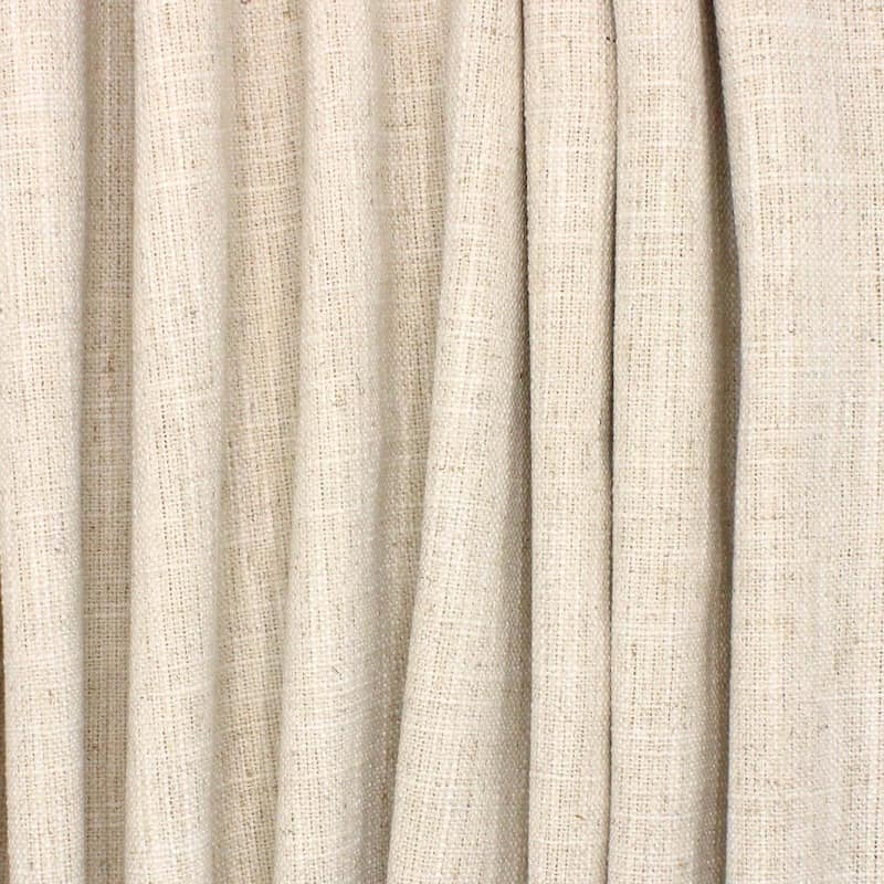 Upholstery fabric with linen aspect - off-white