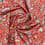 Popeline de cotonbaies - rouge/corail