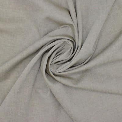 Tissu coton extensible - taupe